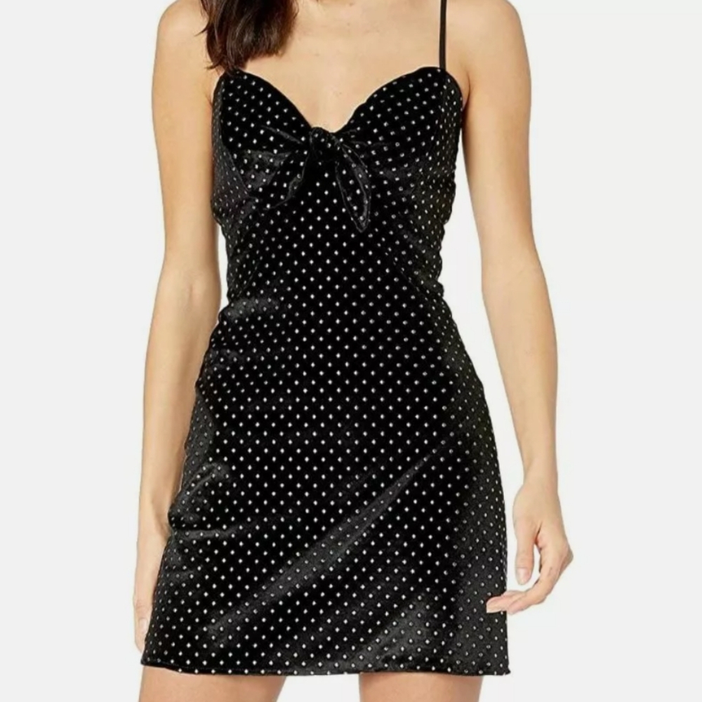 Show Me Your Mumu Velvet Studded Constance Dress